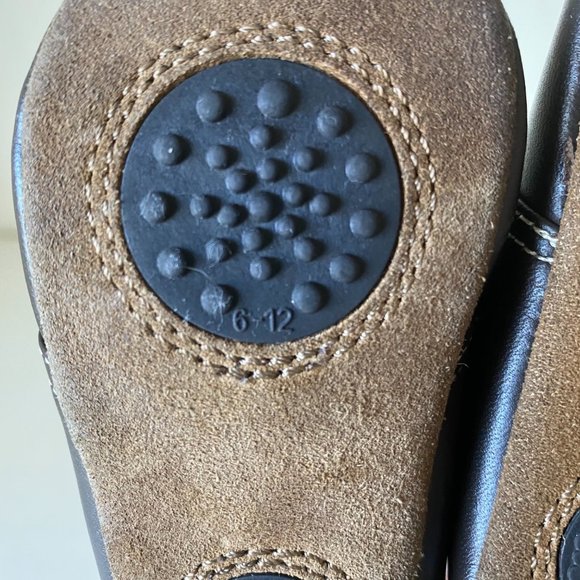 Livie & Luca Infant Boys Benny Brown Leather Bootie, 6-12 Months - Picture 9 of 9